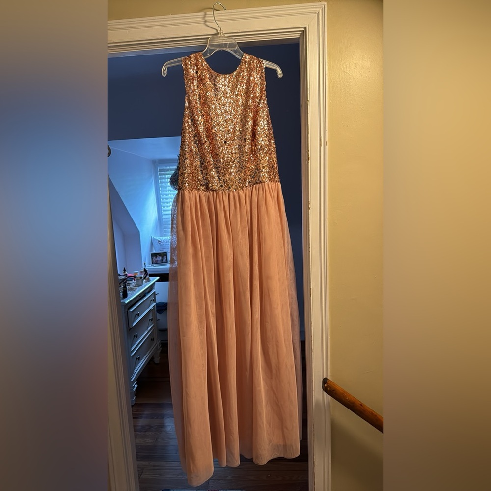 City chic pretty in pink princess dress full length size 16–18 - Picture 3 of 4